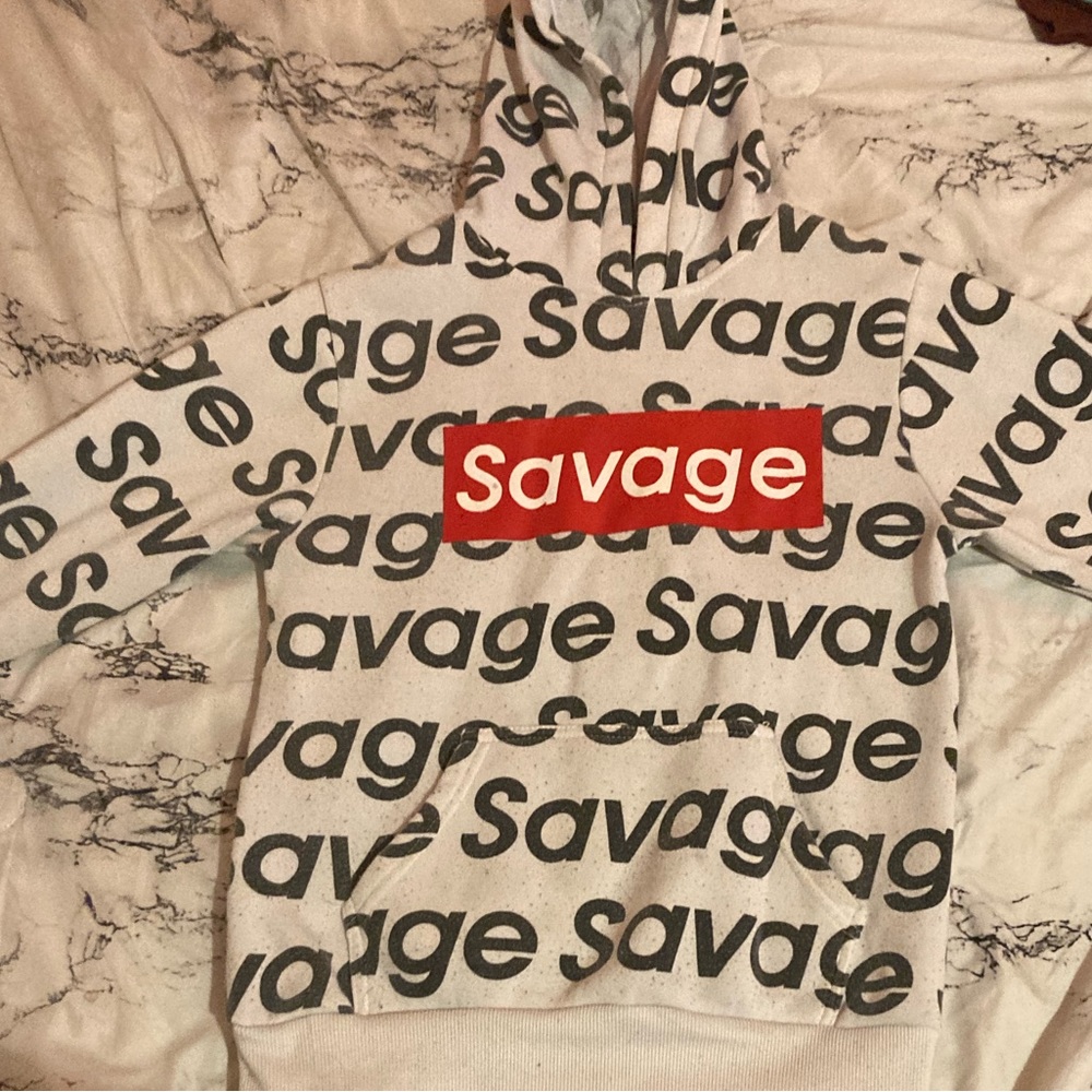 This is a very comfy hoodie to go and just chill in or go out.